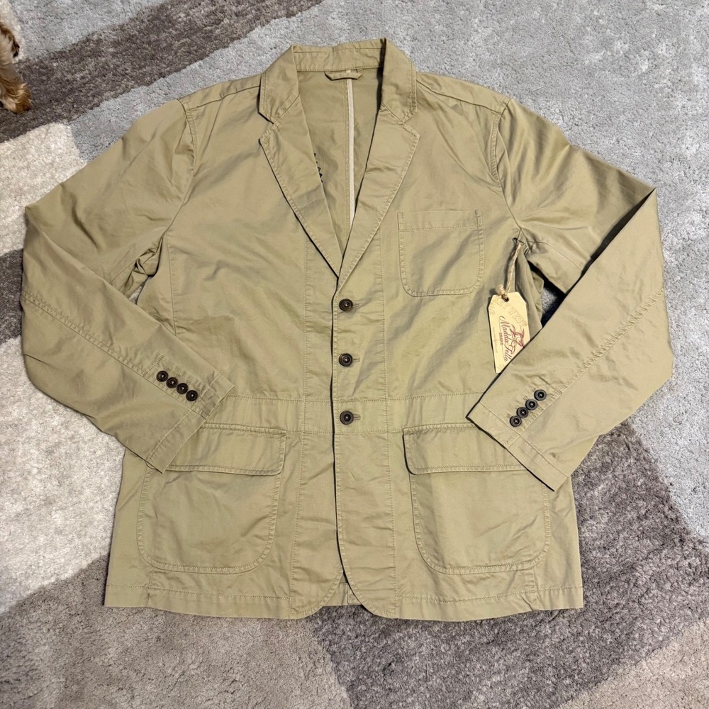 Madda‎ Fella Men's Khaki Cotton Coat Boat Jacket Size L